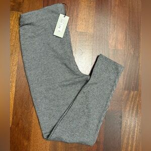 River Island Black and White Checkered Leggings